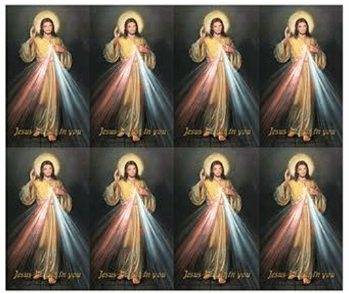 Divine Mercy Prayer Cards